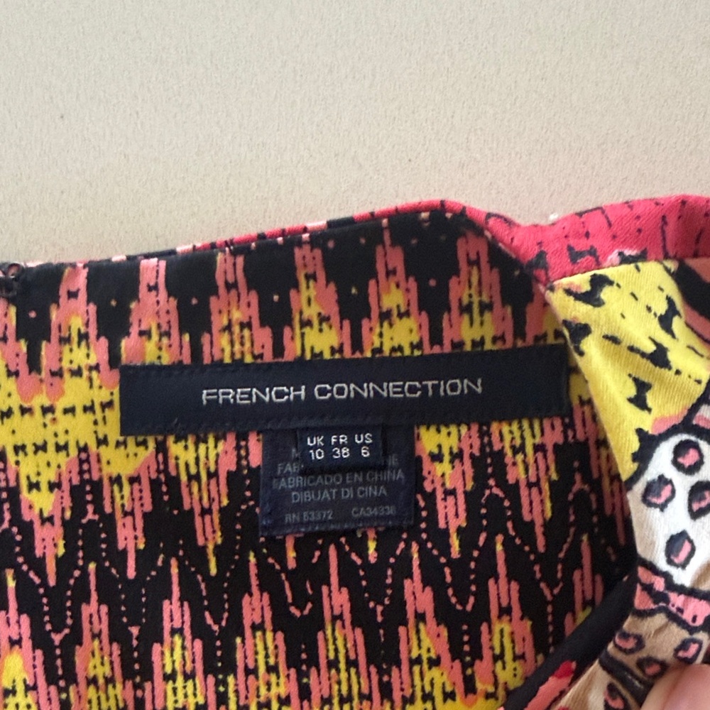 French Connection Multicolor Patterned Dress - image 2